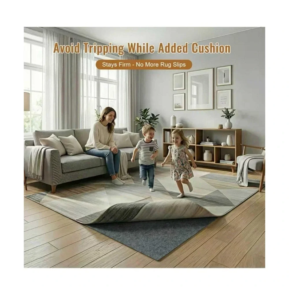 Felt Rug 2x10 Ft Rubber Non-slip Pad Gripper Keeps Rugs Secure And In Place